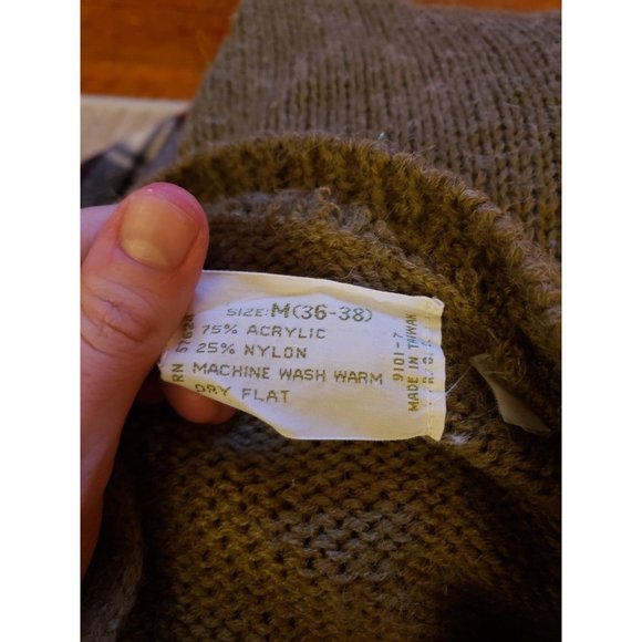 70s‎ Tan Knit Cardigan - Picture 5 of 5